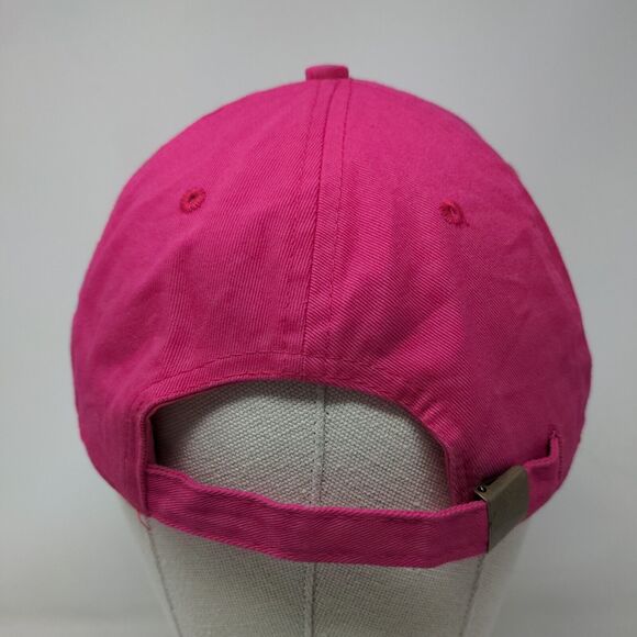 Positive Vibes Slideback Hat Pink Embroidered One Size City Hunter - Picture 5 of 8